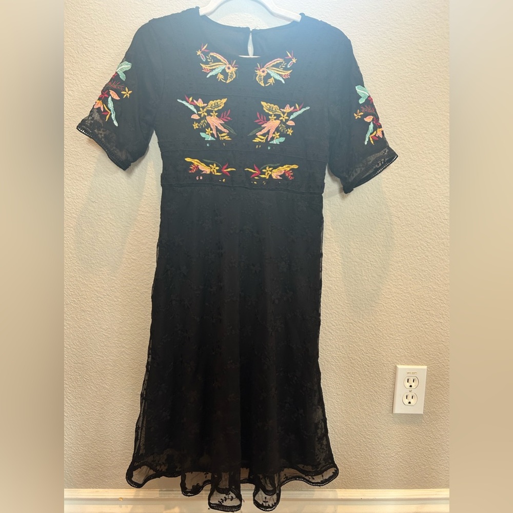 Never worn black lace dress!
